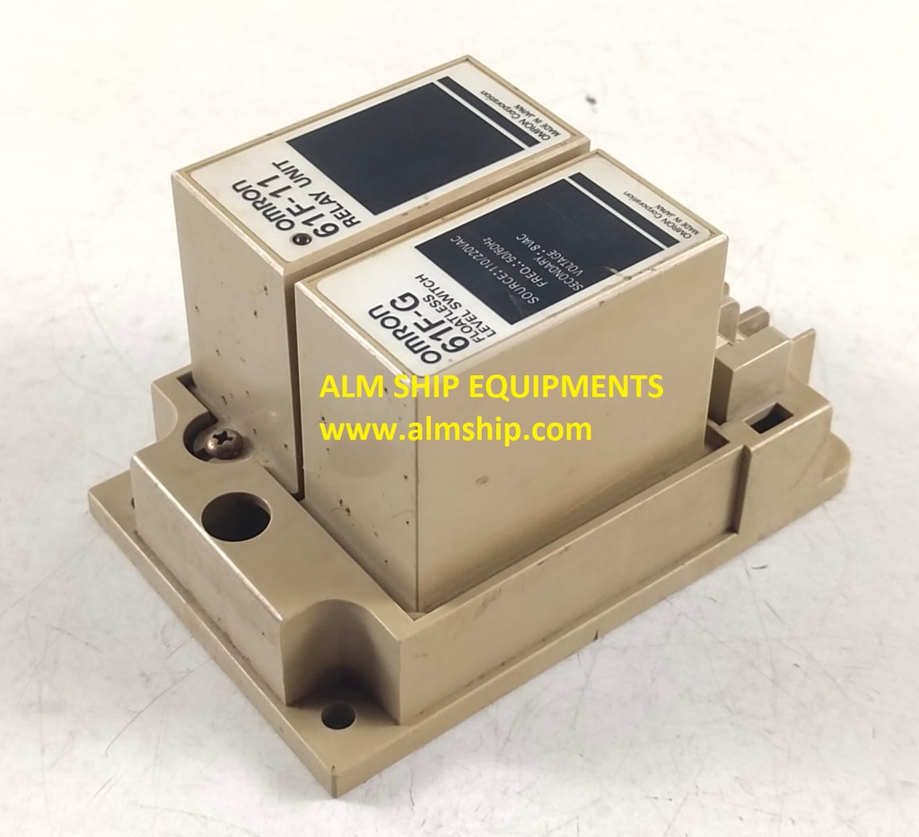 RELAY OMRON 61FG FLOATLESS LEVEL SWITCH AND 61F11 UNIT ALM SHIP